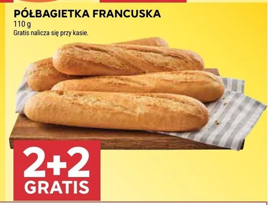Półbagietka francuska promocja w Stokrotka