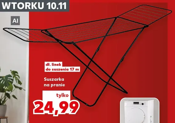 Suszarka na pranie promocja w Kaufland