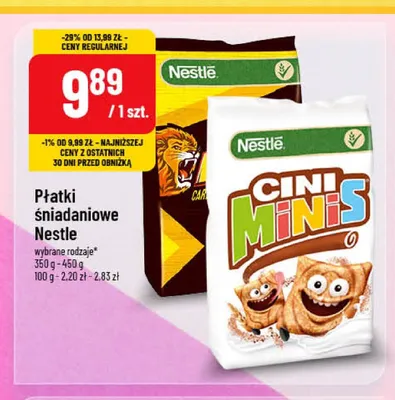 Płatki śniadaniowe Nestle Lion promocja w POLOmarket