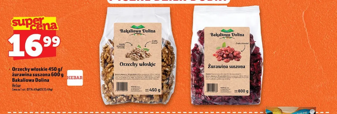 Bakalie Bakaliowa Dolina Hebar promocja w TOPAZ