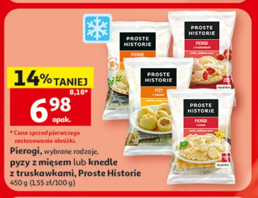 Pierogi z mięsem Proste Historie promocja w Auchan