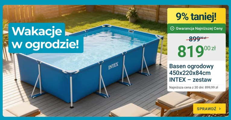 Basen ogrodowy INTEX promocja w ERLI