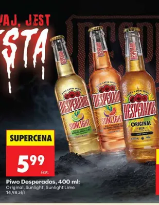 Piwo Desperados Original promocja w Biedronka
