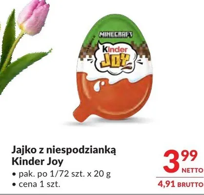 Jajko z niespodzianką Kinder Joy promocja w Makro