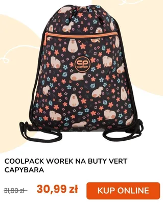 Worek na buty CoolPack Vert Capybara promocja w taniaksiazka.pl