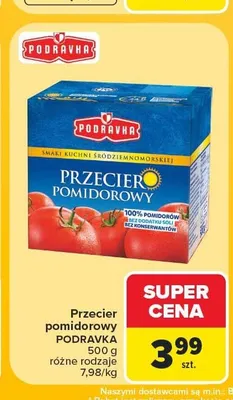 Przecier pomidorowy Podravka promocja w Carrefour Market