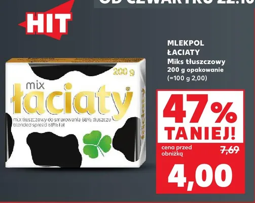 Miks tłuszczowy Mix Łaciate promocja w Kaufland