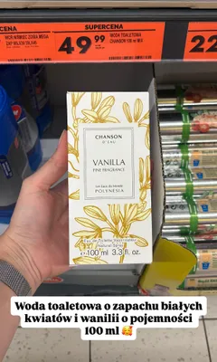 Woda toaletowa Chanson d'Eau Vanilla Polynesia promocja w Biedronka