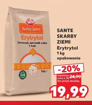 Erytrytol Skarby Ziemi Sante promocja w Kaufland