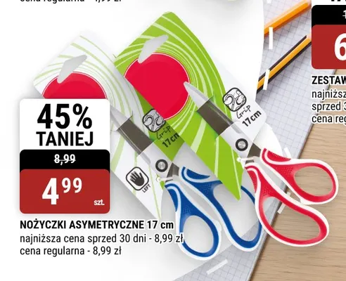 Nożyczki asymetryczne 17 cm promocja w bi1