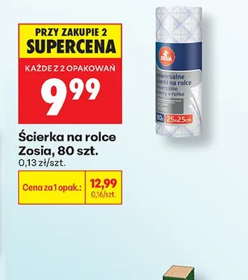 Ścierka na rolce Zosia promocja w Biedronka
