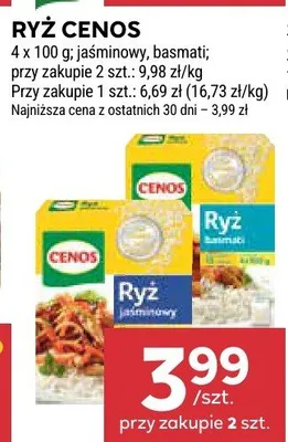 Ryż basmati Cenos promocja w Stokrotka