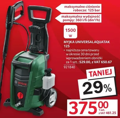 Myjka UNIVERSAL AQUATAK 125 promocja w Selgros