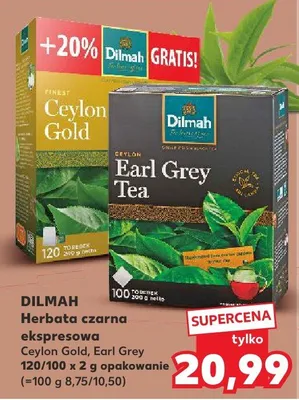 Herbata czarna ekspresowa  Earl Grey promocja w Kaufland