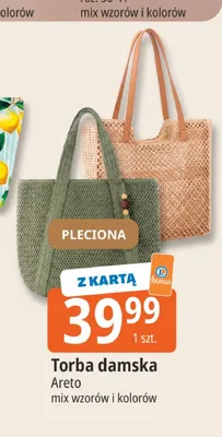 Torba damska Areto promocja w Leclerc