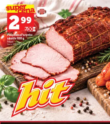 Szynka z kotła Pekpol promocja w TOPAZ