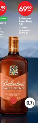 Whisky Sweet Blend promocja w Żabka