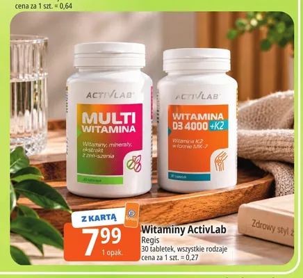 Witaminy ActivLab promocja w Leclerc
