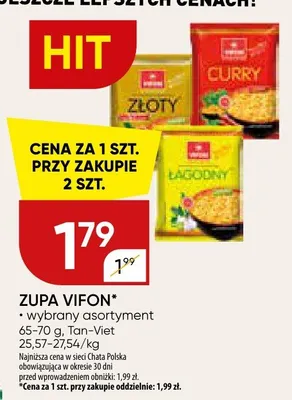 Zupa vifon wybrany asortyment promocja w Chata Polska