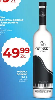 Wódka Ogiński promocja w Duży Ben