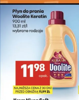 Płyn do prania pro-care Woolite keratin promocja w Delikatesy Centrum