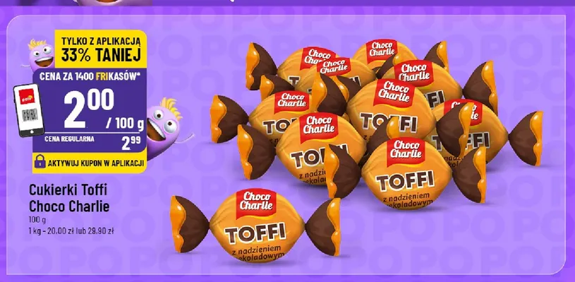 Cukierki Toffi Choco Charlie promocja w POLOmarket