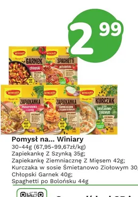 Winiary Pomysł na... Kurczaka w sosie śmietanowo-ziołowym promocja w Limonka