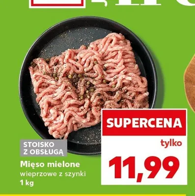 Mięso mielone wieprzowe z szynki promocja w Kaufland