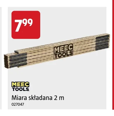 Miara składana 2 m Meec Tools promocja w Jula