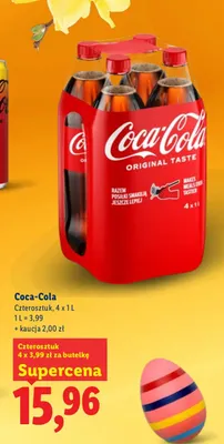 Czteroszstuk 4x1l promocja w Lidl