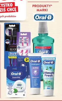 Płyn do płukania jamy ustnej Oral-B promocja w Intermarche