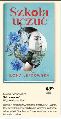Książka Szkoła uczuć Ilona Łepkowska promocja w Empik