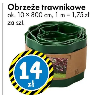 Obrzeże trawnikowe promocja w Tedi