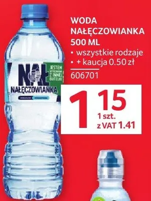 Woda Nałęczowianka 500ML promocja w Selgros