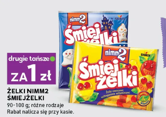 Żelki Nimm2 Śmiejżelki różne rodzaje promocja w Stokrotka