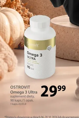 Omega 3 Ultra suplement diety OstroVit promocja w Hebe