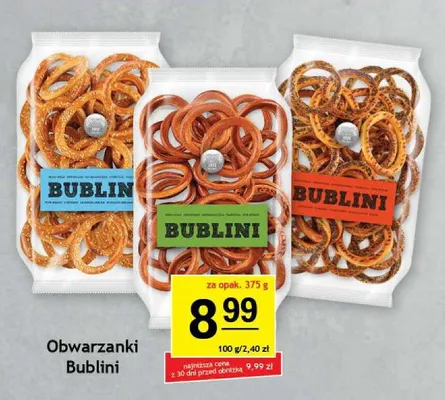 Obwarzanki Bublini promocja w Gram Market