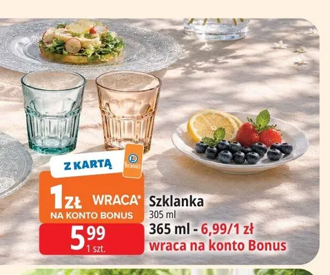 Szklanka Homeside promocja w Leclerc
