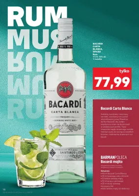 Rum Bacardi promocja w Kaufland