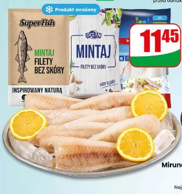 Mintaj filety bez skóry SuperFish promocja w Dino