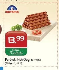 Parówki Hot-Dog Indykpol promocja w MALINKA