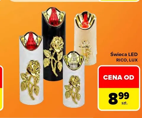 Świeca LED Rico promocja w Carrefour