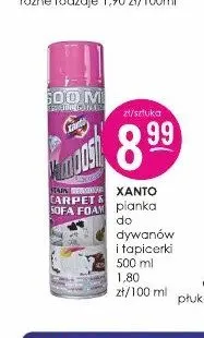 Pianka do dywanów i tapicerki Xanto promocja w Drogerie Jasmin