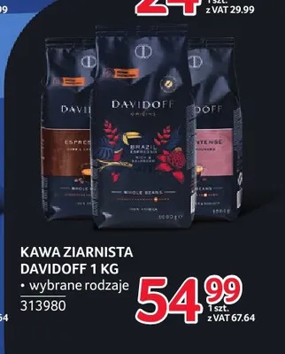 Kawa ziarnista Davidoff Intense 1 kg promocja w Selgros