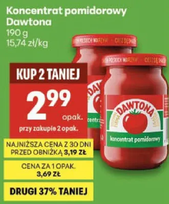 Koncentrat pomidorowy promocja w Delikatesy Centrum