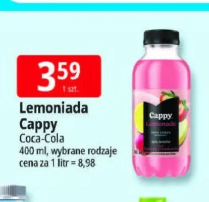 Lemoniada Cappy promocja w Leclerc