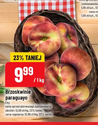 Brzoskwinie paraguayo promocja w POLOmarket