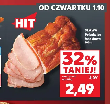 Polędwica łososiowa Sława promocja w Kaufland