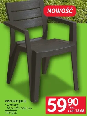 Krzesło Julie promocja w Selgros