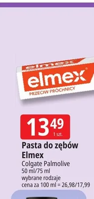 Pasta do zębów Elmex promocja w Leclerc